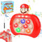 SupaWeiss Ma-rios Pop It Game,Light Up Pop It Game,Quick Push Game with Drill Bit Accessories,Popit Game for Relaxation&Decompression,PopIt Games Sensory Toys for 4 5 6 7 +Year Old Boys Girls
