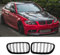 Haoyijiahui E90 E91 Kühlergrill Nieren Schwarz - Passend für BMW 3er E90 E91 LCI - Bj 2009-2011 - Doppelsteg Nieren - Vorne Grill - Schwarzer Glanz (For 3er E90 2009-2011)