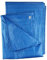 DIAH DO IT AT HOME Blue Tarpaulin Waterproof Cover Tarp Ground Sheet Camping Light S Grade Strengh 50 gsm (3m x 4m)