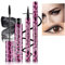 EONFAVE 2 In 1 Mascara Und Eyeliner Set, Wasserfest Schwarz Wimperntusche Eyeliner Kit, Lang Anhaltend Mascara Schwarz Glattes Hoch Pigmentiert Auge Make Up Für Dimensional Geschwungene Wimpern