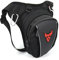 Motorrad Beintasche Motorradtropfen Taille Bein Bag Oberschenkel Gürtel Hüfte Bum wasserdichte Motorrad Reise Fanny Pack Taschen Motorrad Tasche Bein(Red Remark)