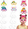 YOLOUP 24 Stück Haarprinzessin Masken zum Ausmalen Kinder Maske Basteln Prinzessin Papiermasken zum Bemalen Halbmasken Malpapier kreative Geschenke für Jungen Mädchen Geburtstage