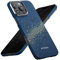 pitaka Hülle für iPhone 16 Pro Max Ultradünne Handyhülle aus Aramidfaser Kompatibel mit Magsafe Magnetische Schutzhülle Taktile Gewebte Hülle mit Angenehmem Griff Milchstraße Galaxie