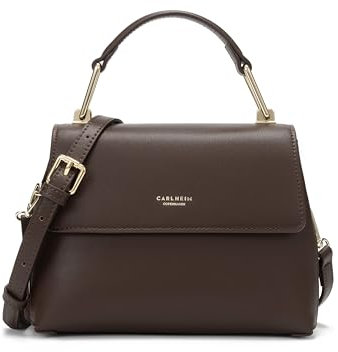 Carlheim, Gotland Genuine Leather collection, Grace Genuine Leather Handbag (Brown)