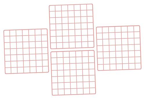 PRETYZOOM Adornos Colgantes de Pared 4 Piezas Adornos de Red de Hierro Organizador de Fotos para