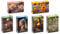 Set of 6 Mini Masterpiece Jigsaw Puzzle in a Matchbox - 50 piece. Assorted famous paintings - great travel size entertainment or Christmas Cracker Filler