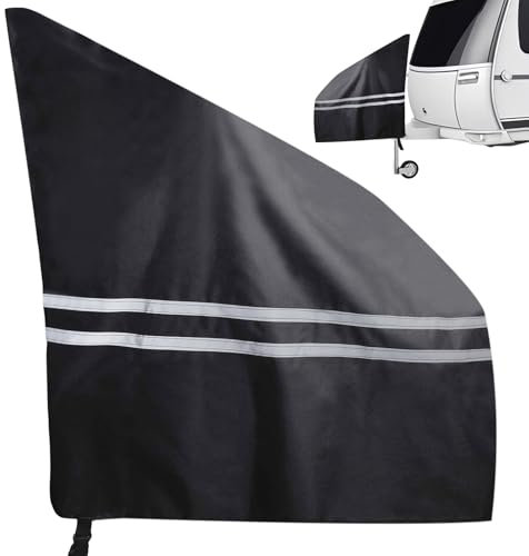WIYETY Cubierta para barra de remolque para caravana: cubierta universal resistente a la abrasión, tejido Oxford 600D, cubierta para remolque, cubierta impermeable y resistente a los arañazos