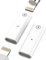Adattatore da Lightning femmina a Lightning femmina per Apple Pencil 1a generazione, caricatore (set di 2) pennino accessorio per iPad Pro, accessorio di ricambio 1a generazione, penna stilo genn