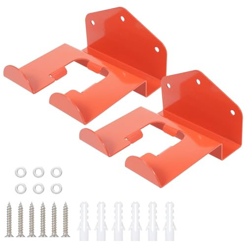 Shkalacar 2 Pack Weed Eater Hanger, Garden Power Tool Hanger, Heavy Duty Wall Mounted Car washing gun Hanger for Grass Trimmer, Garden Tools