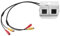 ZSGHJA Kamera Für LKW Bus RCA Auto Dual Lens Weiß Rückfahrkamera RV Backup Kamera Twin Einstellbare Winkel Objektiv Rückansicht CCD Kamera Rückfahrkamera Set