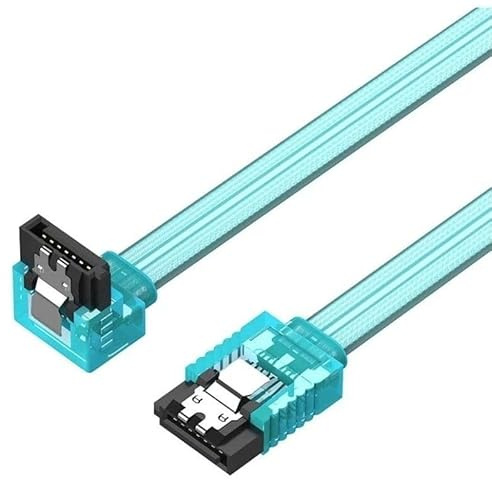 Datenkabel – SATA-Kabel h/h 0,5 m, blau, ideal für effiziente Datenübertragung, garantierte Konnektivität und Haltbarkeit