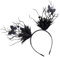 Ldabrye Cosplay Kostüm Butterfly Horn Hair Hoop Cosplay Horn Haarstyling Für Live Show Stirnband Cosplay Hexe