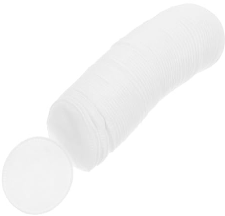 Wattepads 100 Stück aus Baumwolle Doppelseitig Weiß für Reinigung