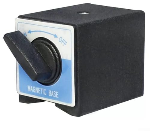 Holding Power Magnetic Base Replacement for Dial Indicator Holder with Convenient Magnet Switch for Easy Attachment and Release