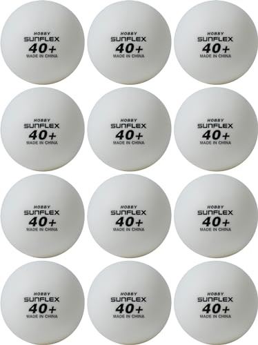 Sunflex Hobby 12stück Tischtennis-bälle