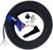 1STec 30m Roll of Genuine BT CW1420 Dropwire 15 Overhead 4 Pair 8 Solid Copper Cores for Outdoor Telephone Drop Wire Main Line British Cable + Crimps + 2 Entry Grommets + IDC Insertion Tool 30 Metre