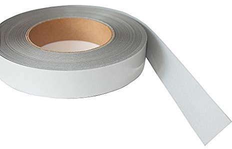 tukan-tex Reflexband zum AUFBÜGELN 25 mm breit Reflexstreifen Reflektorband Bügelbild reflektierendes (10 meter) (0,95€ / Meter)