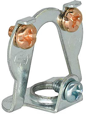 Christoph Palme Leuchten Leuchtenaufhänger M10x1 mit starrem Bügel FE verzinkt Lampenaufhänger mit Erdleiteranschluss