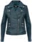 Infinity Leather Damen Retro Grün 100% Nappaleder Bikerjacke M
