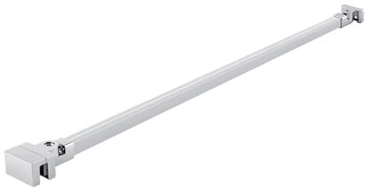 EMKE 500mm Stainless Steel Support Bar Arm for Frameless Shower Door Fixed Panel, 180°Wall-Mounted Stabiliser Support Bar for Wet Room Shower Screen, Walk in Shower Enclosure, Fits 6-8mm Glass