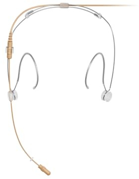 Shure DuraPlex DH5T/O-LM3 Omnidirectional Microphone for Headphones, LEMO Connector - Beige