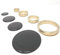 REPORSHOP - Kit Tapas + Base Quemador 4 Unidades Teka Serie 1 87Mm, 60Mm, 60Mm, 42Mm
