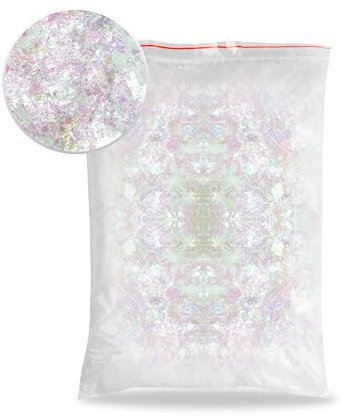 G4GADGET Christmas Party Decoration Iridescent Fake Artificial Snow Flakes Snowflakes (100gm)