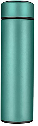 Reusable Travel Mug Direct Drink Flask Stainless Steel Insulated Water Bottle Cup Sports Flasks 15 oz Green