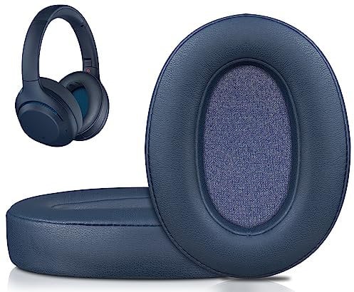 SOULWIT Ersatz Ohrpolster für Sony WH-XB900N/WH-CH710N(WH CH710N WH CH710N CH710)/WH-CH720N(WH CH720 CH720)/WH-RF400(WHRF400)/MDR-RF895RK Kopfhörer, Earpads mit weichem Proteinleder