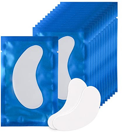 100 Paare Augenpads Wimpernpads für Wimpernverlängerung Wimpernlifting Wimpern Färben Wimpern Augen Patches Wimpernverlängerung Pad (Blue)