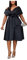 Dawwoti Women's Cocktail Dress Wedding Party Dresses High Waist A Line Rockabilly Dress for Cocktail Classy Black