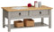 IDIMEX Couchtisch Tequila, schöner Beistelltisch mit 2 Schubladen, Wohnzimmertisch im Landhaus Stil, eleganter Sofatisch mit Ablageplatte in grau/braun