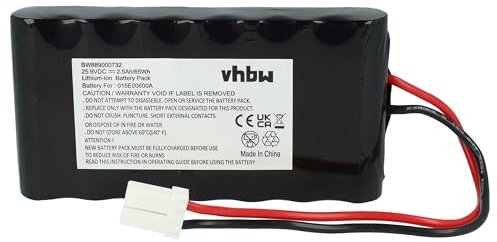 vhbw Batterie Compatible avec Techline Next Tech LX2, DX2, D1, DX1 Tondeuse 2500mAh, 25,9V, Li-ION
