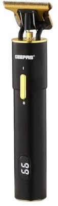 GEEPAS 3-in-1 Grooming Kit Rechargeable Hair Trimmer Cordless Black | Stubble Beard Nose Trimmer Shaver Hair Clipper T-Blade Limit Comb 1/2/3 mm