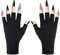 Molain Maniküre Handschuhe Anti UV Handschuhe Professioneller Gel Schutz fingerlose Handschuhe für Maniküre Nagelkunst Hautpflege Schutz-Handschuhe (5 Finger)