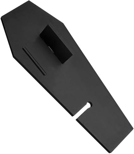 Barydat Gothic Sarg Badewannentablett Gothic Badewanne Tablett mit Tablet-Ständer Badewanne Caddy Bad Board Badezimmer Zubehör Gothic Möbel Halloween Dekor