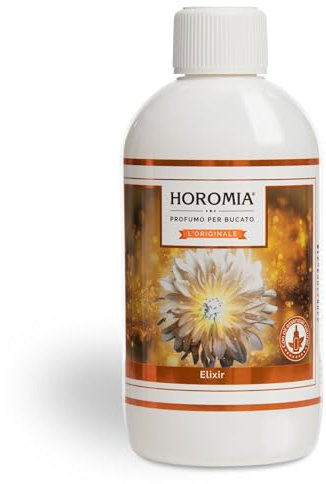 HOROMIA Natürliches Wäscheparfüm konzentriert für Waschmaschine, Trockner und Hände „Elixier“ 500 ml