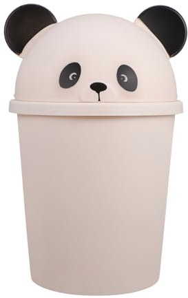 AOKWAWALIY Panda-mülleimer Süßer Papierkorb Mülleimer Für Papierkorb Kann Müllcontainer Bin Für Mädchen Abfalleimer Im Badezimmer Mülleimer Im Plastik Haushalt Büro Outdoor-hund