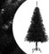 Christbaum künstlich,USB Weihnachtsbaum,Tannenbaum,Künstlicher Weihnachtsbaum mit Ständer Schwarz 150 cm PVCchristmas Tree,Weihnachtsbaum mit Beleuchtung,
