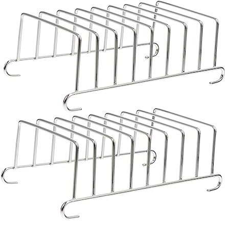 NAMOARLY 2pcs Cooking Rack Loaf Toast Stand Grilling Accessories Lid Holder for Pots Metal Bakers Rack Pour Cooking Steamer Waffle Cooling Rack Breakfast Bread Metal Toaster Rack Air