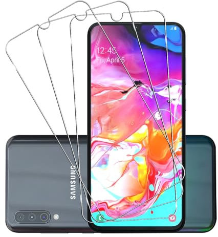 Rnnmeeko für Samsung Galaxy A70 Schutzfolie für Panzerglas, 3 Stück 9H Härte Folie für Samsung A70 Panzer Schutz Glas Panzerfolie, Kratzfest Blasenfrei für Samsung Galaxy A70 Displayschutzfolie