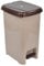 URBNLIVING 8L or 40L or 15L Slim Recycling Kitchen Step On Pedal Bin With Inner Insert Liner Pocket and Lid for Home and Office (40L Cappuccino)