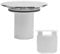 Shower Drain Cover Replacement, 90mm Shower Trap Cover Shower Plughole Cover, Removable Top Shower Waste Trap Cover, Plug Hole Cover Shower Tray Drain Cover Fast Flow Fitting Cap Parts
