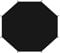 kowaku Trampoline Shade Cover, Black Easy to Install for 8 Poles Tearproof Trampolines Canopy, Sun Protection Cover, 10ft