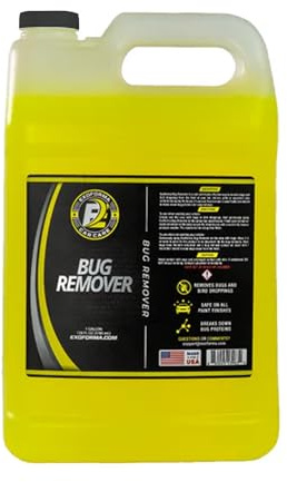 ExoForma Bug Remover - 128 oz Bug Spray Remover, Effortlessly Dissolves Bugs and Bug Splatter - Quick & Safe for Car Paint, Rubber, Metal, Glass, Chrome & More