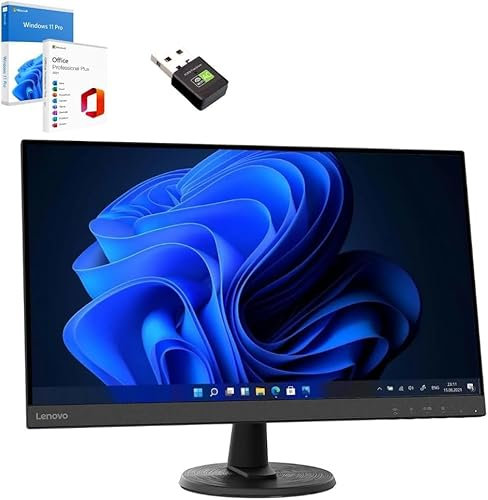 Lenovo Moniteur PC 27 Pouces i5 8500 16 Go Ram 512 Go SSD Win 11 Pro Office 2021 Pro Garantie 36 Mois