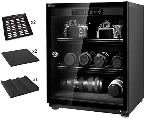 BomDog Kamera-Luftentfeuchter,Professioneller Elektronischer Trockenschrank, Luftentfeuchter-Box/Black