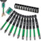 BAKESHU 70mm langer Schraubendreher Bit Set,Ph1 Ph2 Ph3 Pz1 Pz2 Pz3 T10 T20 T25 T30 Magnetkopf Bitsatz mit Einem Magnetisierer,1/4 Sechskantschaft
