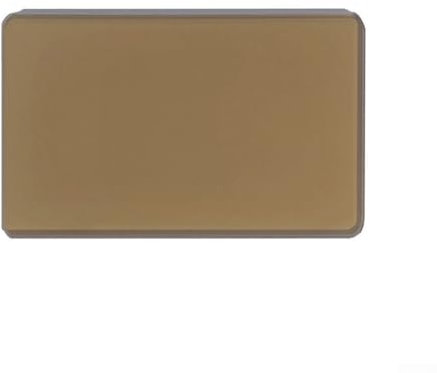 Cristal de puerta para estufa de barbacoa de leña al aire libre, resistente a altas temperaturas, evita incendios (marrón (69 x 115 mm)