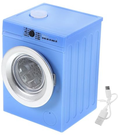 Alasum Lavadora De Juguete Casa De Muñecas Mini Electrodoméstico De Material Decoración De Lavadora De Juguete para Juguetería